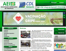 Tablet Screenshot of cdlitaiopolis.com.br